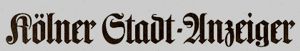 Kölner Stadt-Anzeiger Schriftzug