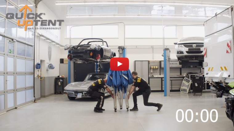 QUICKUPTENTs bewährte & legendäre V2A-Serie ist in 15 Sekunden aufgebaut