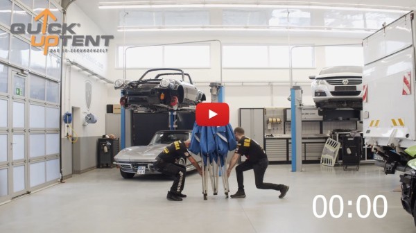 QUICKUPTENTs bewährte & legendäre V2A-Serie ist in 15 Sekunden aufgebaut